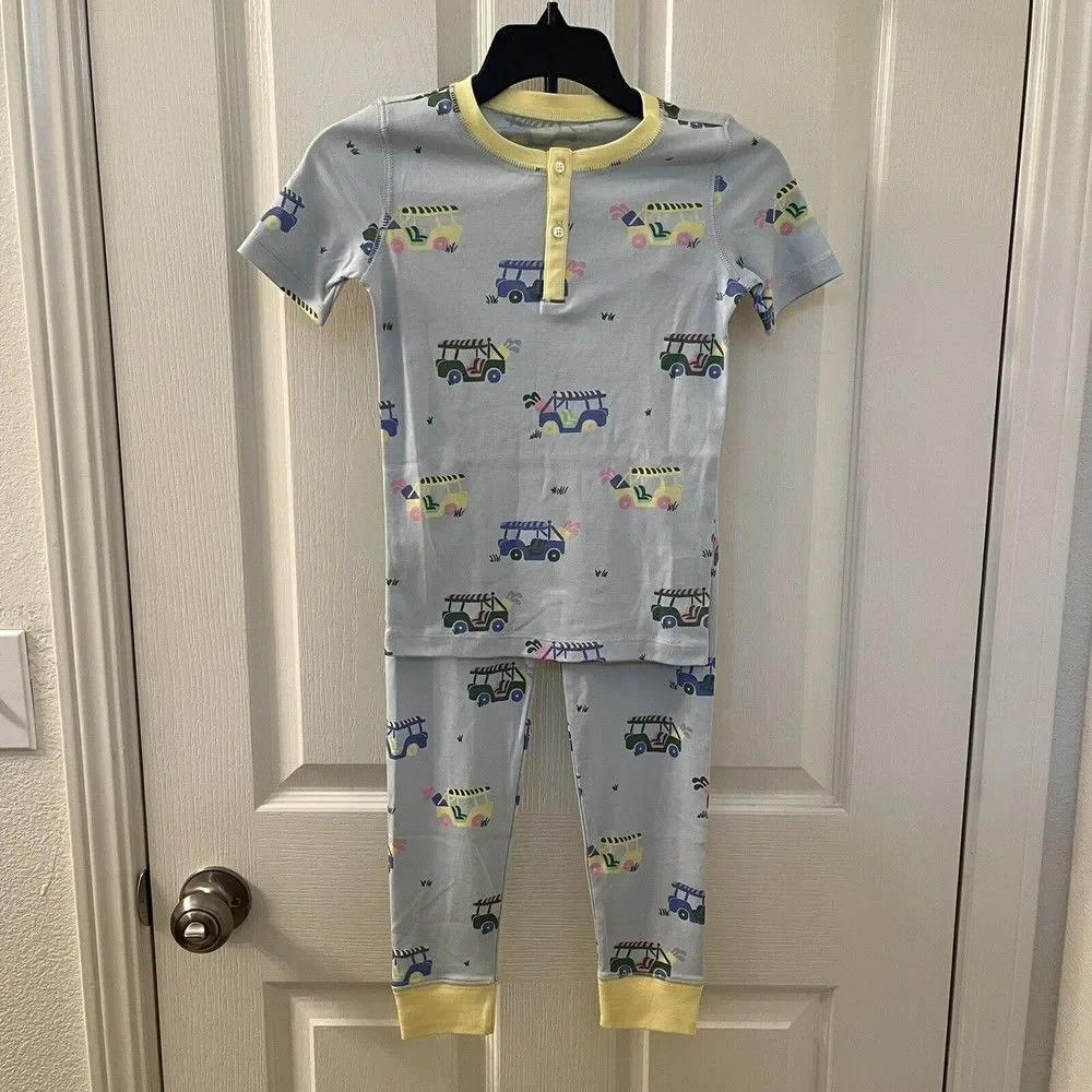 The Beaufort Bonnet Company TBBC Sutton's Short Sleeve Pajama Set Golf SZ 6 NWT
